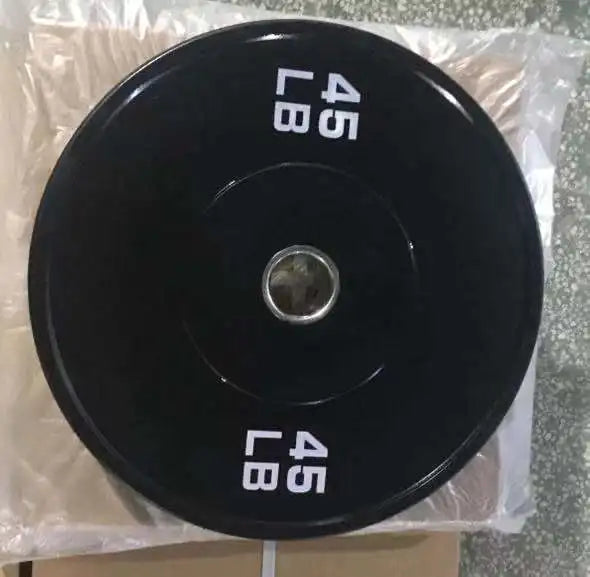45lbs Black Cast Iron & Rubber Bumper Drop 3000 Times ISO CE Certified XZH Brand Bumper Plates