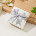 Bow White Gift Box in Stock Wholesale Jewelry Necklace Earrings Earrings Bracelet Jewelry Box