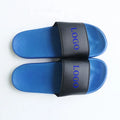 Drop Shipping OEM Custom Black Blue Platform Anti-Slip Slides Footwear PVC Custom Logo for Women Men Plain Blank Sandal