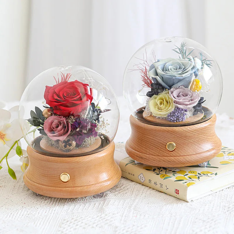 AYOYO OEM Rose Eternal Rose Small Table Lamp Valentine's Day Gift Mother's Day Gift Valentine's Day Gift 2026