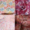 Wholesale Floral Garden Mini Skirt Linen Garment Printed Fabric