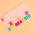 DIY Handmade Jewelry Resin Digital Pendant Pendant Model Silicone Mold Crystal Glue Drop English Phonetic Alphabet