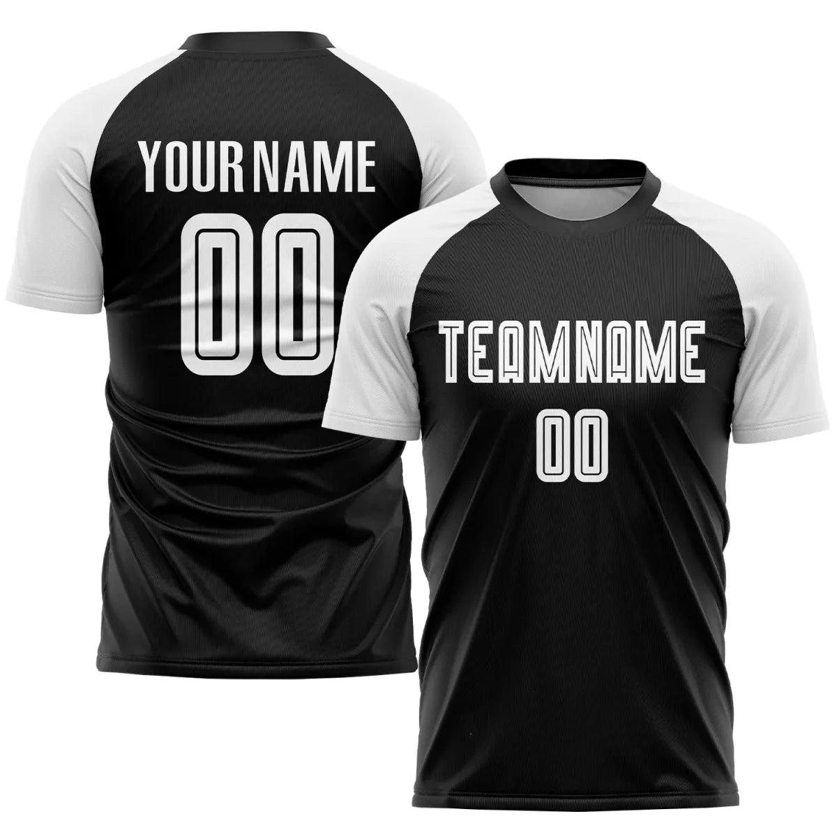Aowei Sportswear Short and Jersey Team Brazil Black Green Kids Cheap Football Jersey Quality Printing Machine Jersey Soccer