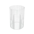 FactorClear Soda Lime Glass Cylinder Lamp Shade with Bubble Pattern Lighting Replacement Shade