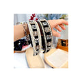 Newest Korean Version Premium Quality Black White Rhinestone Pearl Headband Beautifully Fairy Girls HairBand