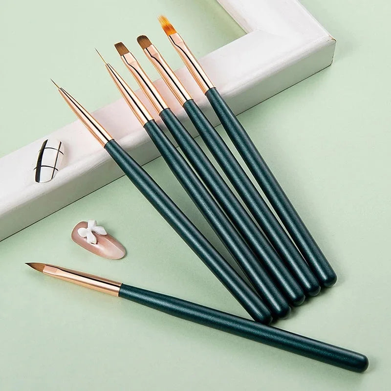 New Fasion Acrylic Nail Brush 100 % Kolinsky Size Kolinsky Brushes Acrylic Set for Art Nail Brush Set