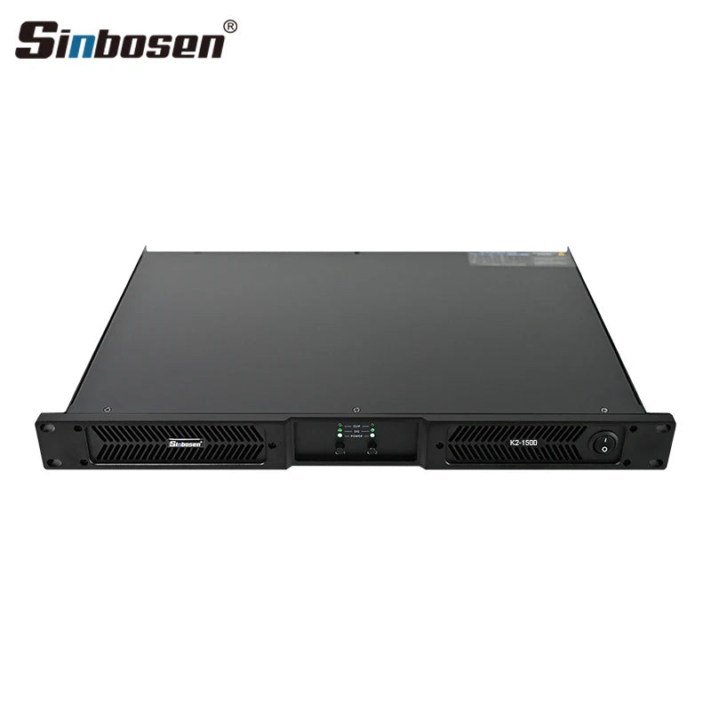 K2-1500 High Quality Capacitors Class D Home Theater Amplifier 1500W 2450W RMS Power Dual Channel Amplifier