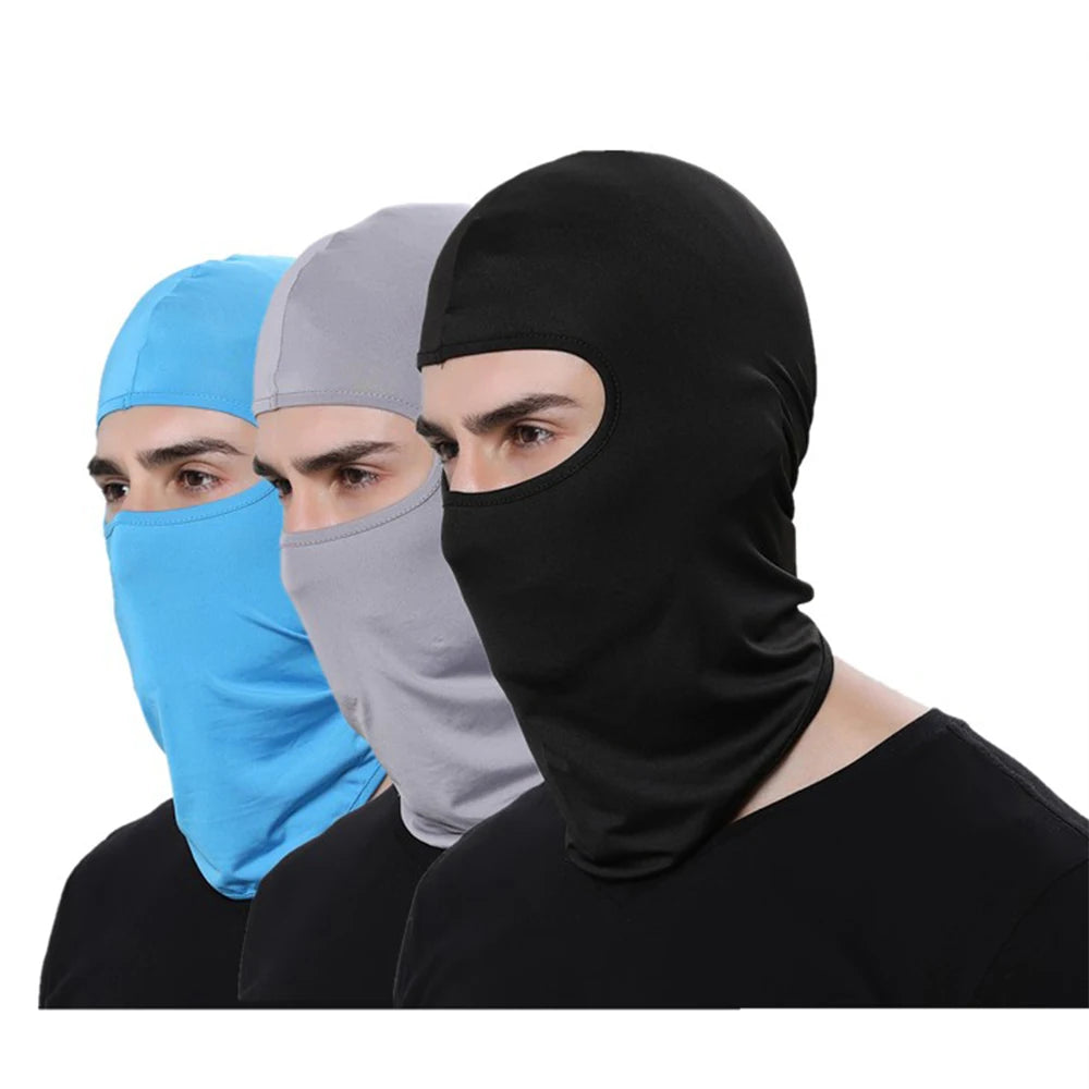 Four Seasons Colorful Multi-Use Scarf Motorcycle Bandana Face Mask Silk Bike Riding Facial Shield Cosplay Mask for Cycling