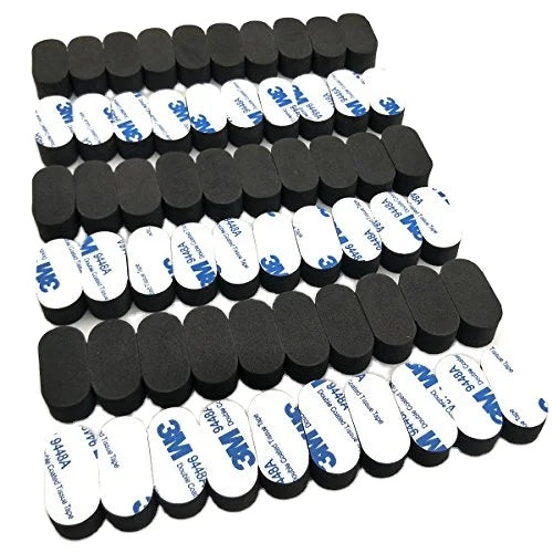 Kuliwei Self Adhesive Foam Foot Pad Waterproof Soft Black Self Adhesive Adhesive Eva Foam Tape for Rubber Foot