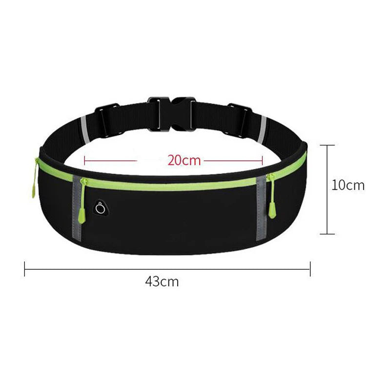 Custom Logo Running Waist Belt Bag Wholesale Fashion Adjustable Belt Travel Sport Unisex Outdoor Fanny Pack Waist Bag