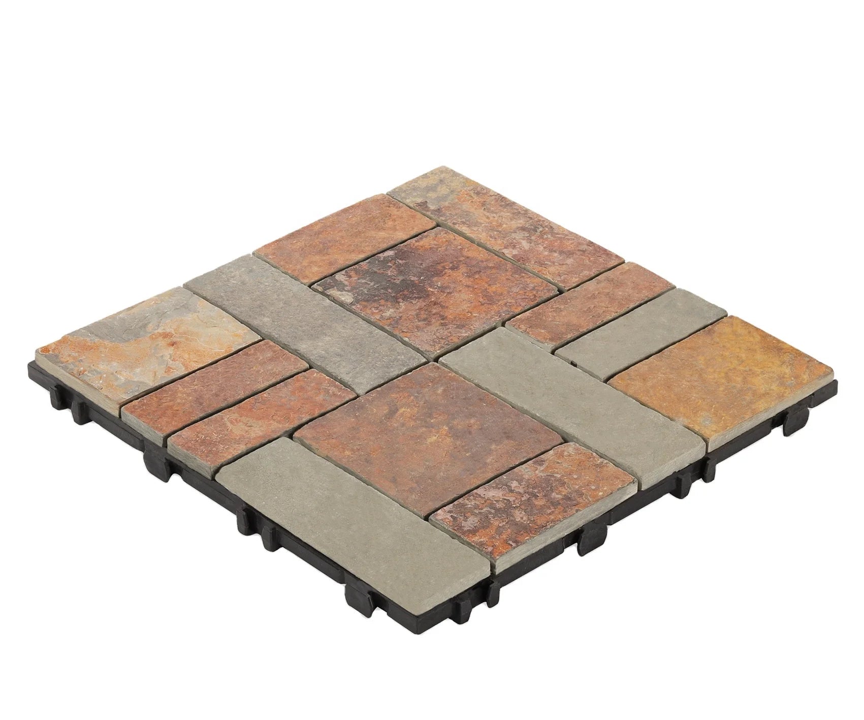 Easy-to-install Eco-friendly DIY Tiles Stone Tiles for Outdoor Location XF-R005