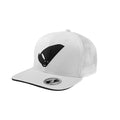 Black & White Cycling & Mountaineering Cap with Black Alien Logo