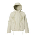 Factory Custom Wholesale Full Zip up Jacket Breathable Windbreaker Outdoor Casual Mesh Block Jacket