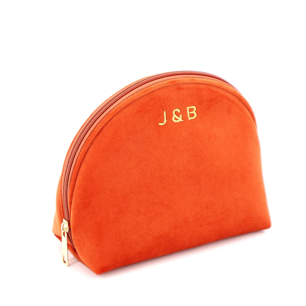 Bag Manufacturer Custom Zipper Stand up Pouch Cute Cosmetic Bag Pouch OEM Perfume Half Moon Bag Jewelry Pouch with Zipper