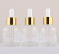 30ml  Gold  pink  Black Transparent  Glassessential Oil Dropper Bottle