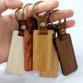 Manufacturer Custom Retractable Leather and Wooden Surfboard Heart Key Chain for Engraved Sublimation Blank Metal Wood Keychain