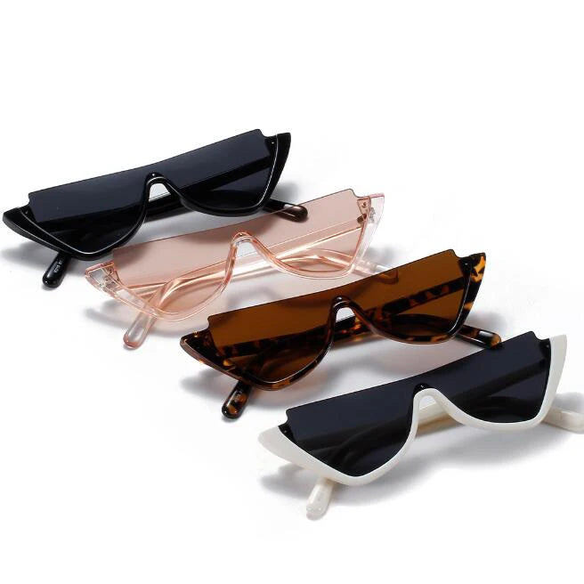 Top Selling Eyewear and Luxury Eyewear and Sunglasses Half Frame Cat Eye Custom Eyewear Brown Sunglasses Men Party