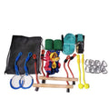Slackline Kit with Tree & Ratchet Protector Nylon 13m for Outdoor Sports & Backyard Fun for All