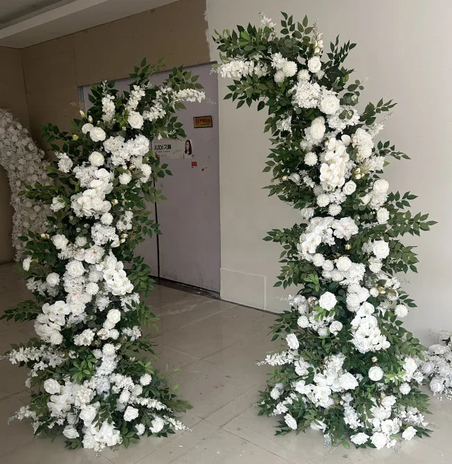 Y-Q061 New Artificial Flower Arch Backdrop Wedding Arch Flowers Decorative Flower Arch for Wedding Decoration