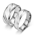 Anillos De Hombre Acero Inoxidable Stainless Steel Ring Non Fade Titanium Steel Couple Ring Women Men Couples Band Ring