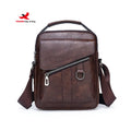 Most Popular Vintage Messenger Bag Durable Waterproof PU Leather Crossbody Bag with Adjustable Belt