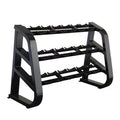 Hot Sale Professional Metal Foldable Gym Equipment Fitness Three Layers Ten Pairs Dumbbell Rack