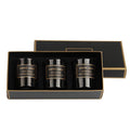 Gift Cotton Candle Wick Soy Wax Candle Aromatherapy Black Glass Scented Candle Set