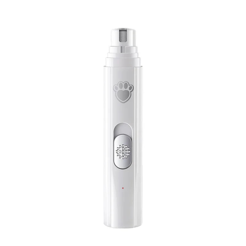 Rechargeable Electric Eco-Friendly ABS Ceramic Iron Painless Pet Nail Clipper & Trimmer with Grinder for Cats Dogs