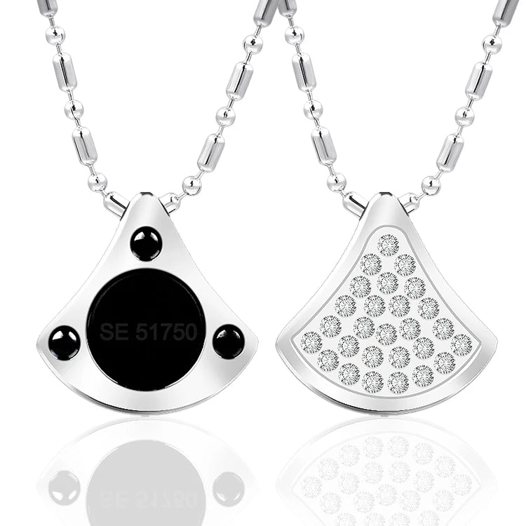 Classic Hot Round Shape Full Crystal Scalar Energy Pendant for Children Featuring Japanese Germanium Stones Gift