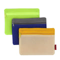 3D Sandwich Mesh Small Zipper Pouch Shock Resistance Stationary Pencil Bag Custom Shock Resistance Mesh Promotional Gift Bags