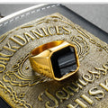 Wholesale Ring Silver Plated Men Stainless Steel Carbon Fibre Rings Accessories