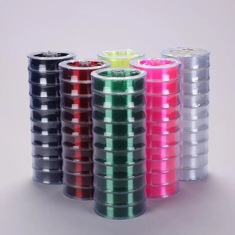 Lmide 1000m(100m*10) Connected Spool Fishing Line Monofilament Super Nylon Fishing Line