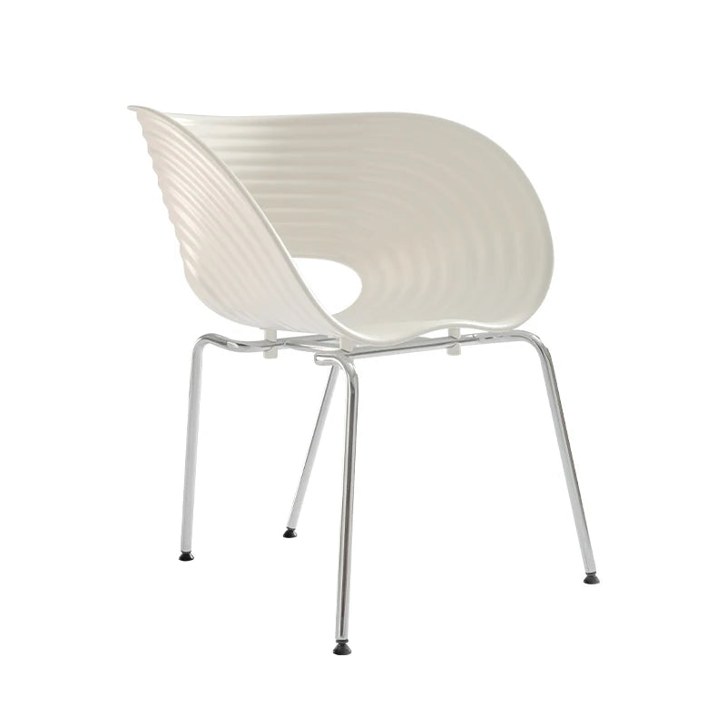 Nordic Dining Chair Antique ABS Vintage Chair VAC Chair for Conversation Cafe Dining Room