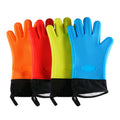 Five Finger Kitchen Multi-function Food Contact Heat Resistant Silicone Oven Grill Mitten Gloves