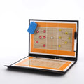 Portable Tactical Magnetic Strategy Board Kit Notepad PU Leather PVC Cardboard Dry Erase Coach Board for Volleyball Training