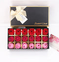 C-SFBG001Factory Artificial 3 Layers 12Pcs Soap Single Rose Flower Heads for Valentines Decorative Gifts