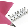 DIY Cake Decorating Kit Stainless Steel Pastry Cream Piping Tips Set Cake Decorating Nozzles Set for Baking