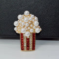 YHJ17090701 Fashion Rhinestones Brooch Women Pearls Brooch Wholesale