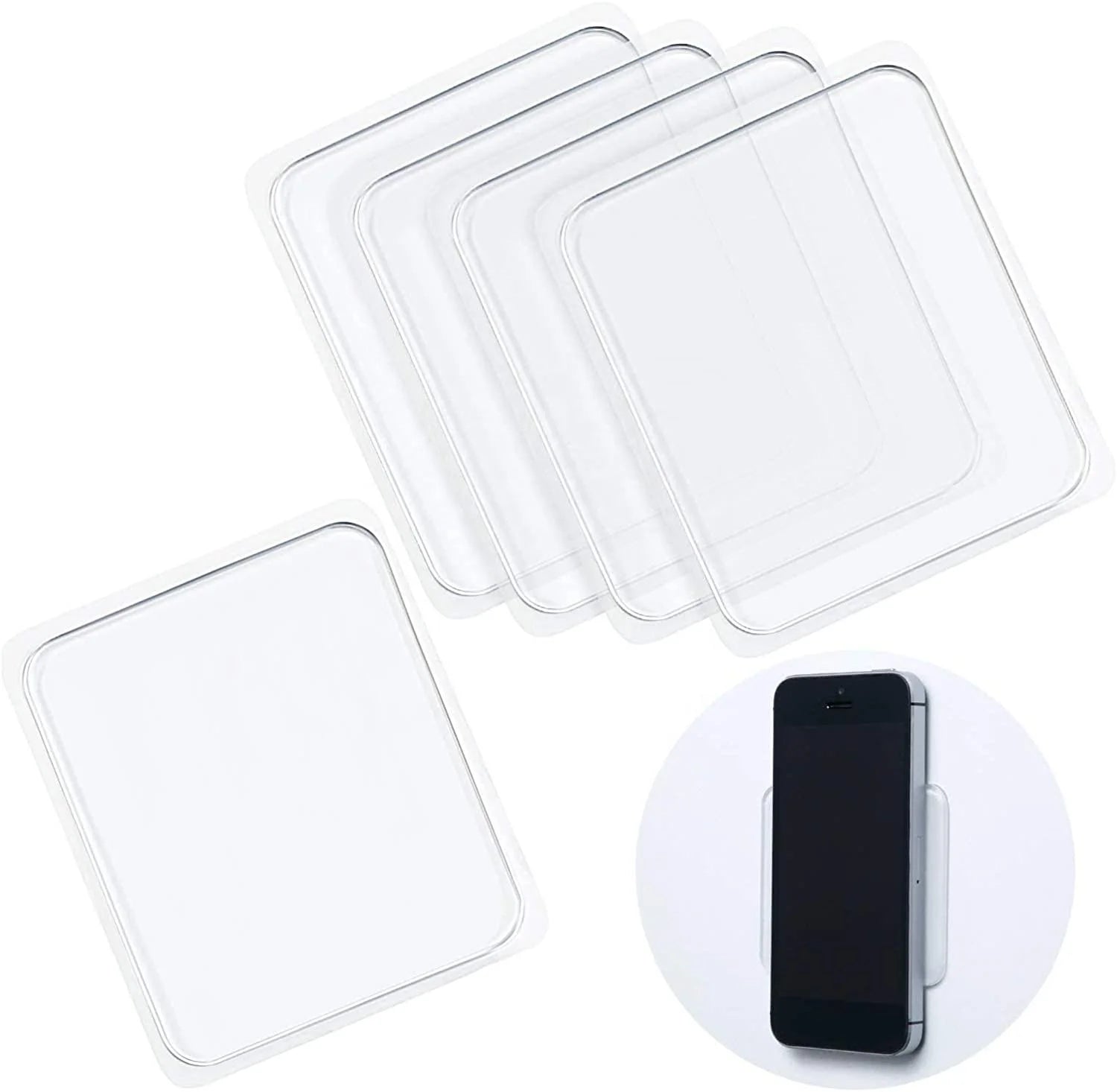 Free Samples Anti slip Mat Rug Gripper Nano Carpet Mats Black clear Round Sticky Pads for Car Dashboard