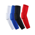 Best Wholesale Arm Compression Sleeve Pad High Elastic Quick Dry Sports Basketball Honeycomb Elbow Pads Brace Flexible Advanced