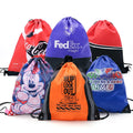 210D Waterproof Eco-Friendly Fashion Polyester Nylon Drawstring Backpack Custom Kids' Promotional Bags Wholesale