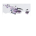 Self-Adhesive Eye and Butterfly Wall Stickers PVC Shop Window Decoration for Beauty Salon Home Use