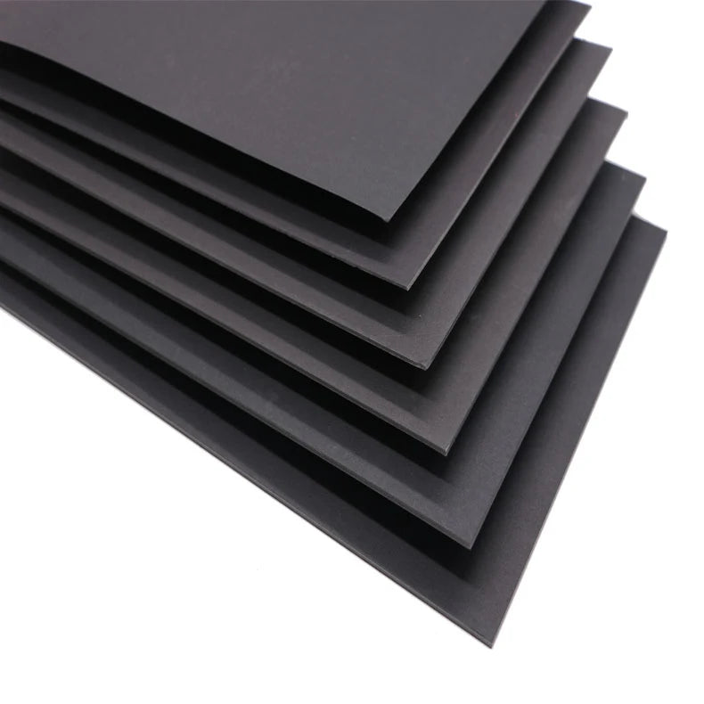 Black Paper Board 700*1000mm 110gsm Black Card Sheets Black Kraft Paper Roll