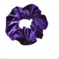 Wholesale Women Multicolor Soft Velvet Plain Hair Circle Scrunchie  Ponytail Holder Ring Bulk Hair Accessories