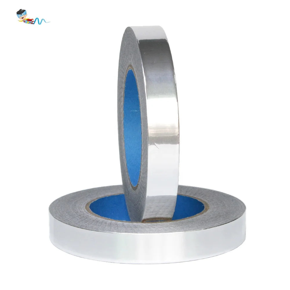 2- Recyclable Heat Resistant HAVC Fireproof Double Sided Conductive Aluminum Foil Self Adhesive Tape