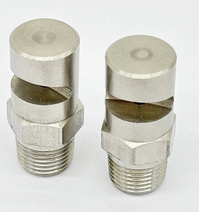 1/4" Deflector Wide Angle Stainless Steel Water Curtain Flood Jet Cooling Spray Nozzles
