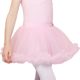 Pink Princess Ballet Tutu Dance Skirt Training Dancewear Ballerina Dress for Girls