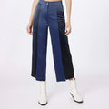 Splicing Color Women Office Formal Pant Office Pocket Pants Work Pants Women
