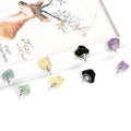 Wholesale Price Fashion Stainless Steel Crystal Stone Earring Irregular Mineral Crystal Druzy Stud Earrings