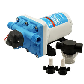 SAILINGFLO HY-304551R OEM 55psi 3GPM 12V 90W Diaphragm Pump with 1/2'' Outlet for RV & Marine Use
